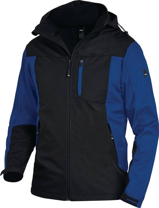 Softshelljacke JANNIK Gr.M royal/schwarz-0