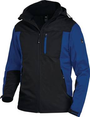 Softshelljacke JANNIK Gr.M royal/schwarz