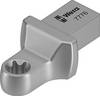 Einsteckschlüssel 7776 SW TX 8 9x12mm CV-Stahl WERA