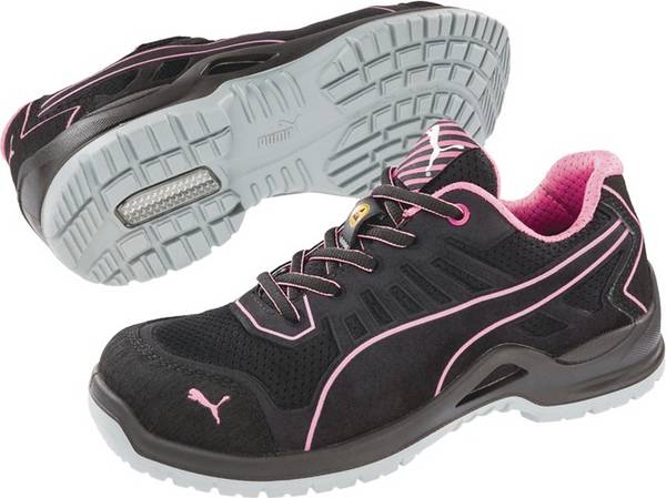 Damensicherheitsschuh Fuse TC Pink Wns Low Gr.38 schwarz/pink Mikrofaser/Mesh