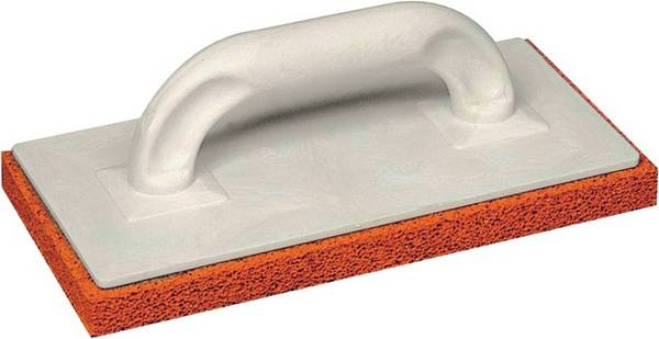 Reibebrett Schwammgummi 12x24x2cm rot mitt.KronenKRONEN HANSA - Artikel: 4004199421222