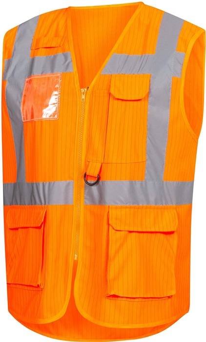Warnweste 7118 Gr.L neonorange EN ISO 13688/EN ISO 20471/EN 1149 NITRAS-0