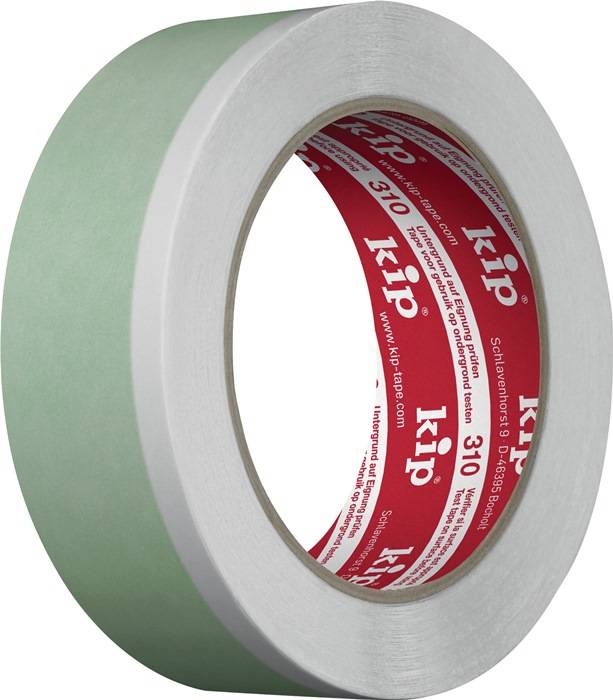 Doppelseitiges Klebeband Duoband 310 L.25m B.25mm grün/weiß Rl.KIP-0
