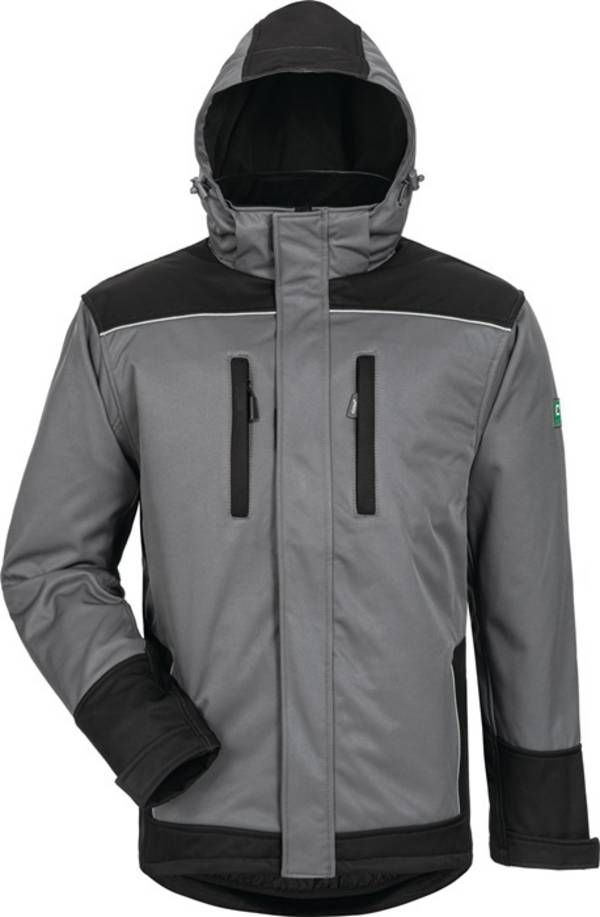Wintersoftshelljacke Ajax Gr.XXL grau/schwarz ELYSEE