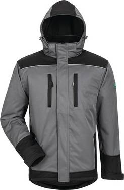 Wintersoftshelljacke Ajax Gr.XXL grau/schwarz ELYSEE