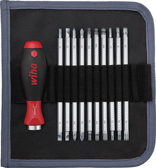 Wiha Werkzeuge GmbH Feinmechanikerschraubendrehersatz 281 T11 11-tlg.Schlitz/PH/PZD/TX/6KT WIHA 03591-0