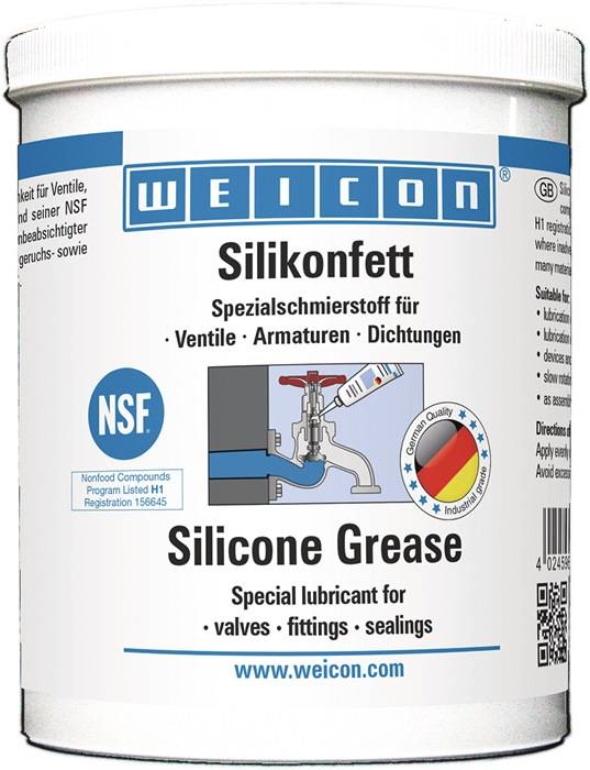 Silikonfett NSF-H1 transp.450g Dose WEICON-0