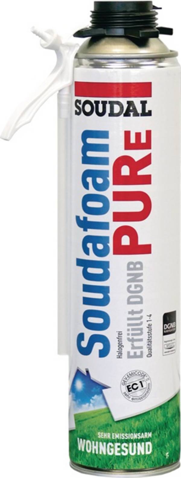 SOUDAL 138071 1K-Montageschaum SOUDAFOAM PURe 500 ml B1 weiß