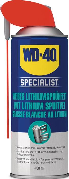 Lithiumsprühfett Specialist Aerosoldose 400ml weiß WD-40-0