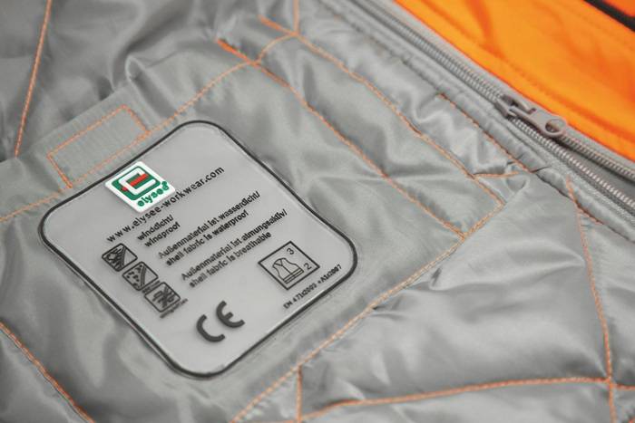 ELYSEE 23436-4 Winter-Warnschutz-Softshelljacke Lukas Größe XXL orange/schwarz-2