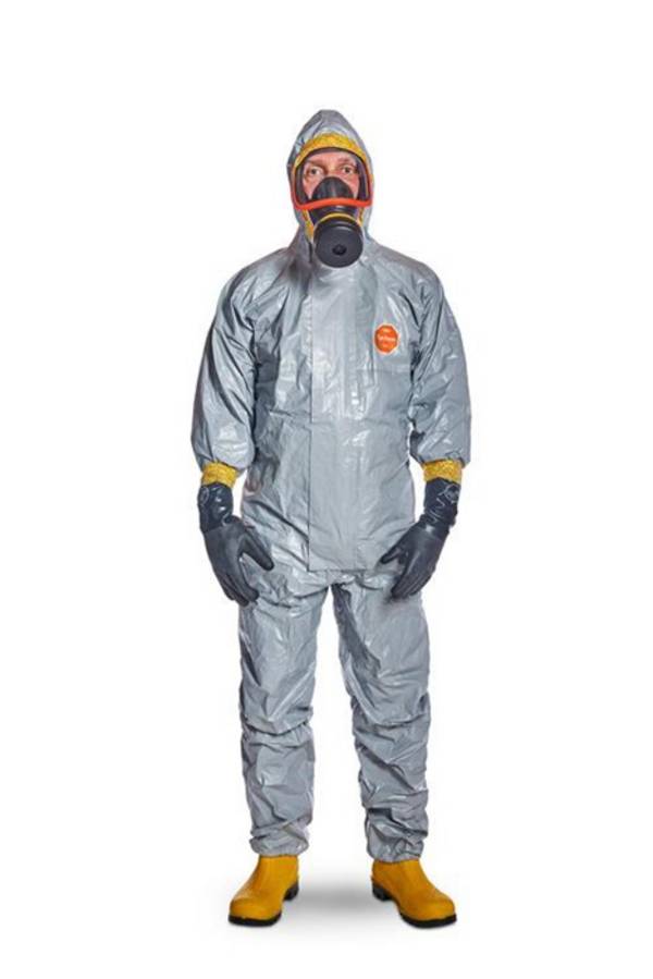 Schutzoverall Tychem® 6000 F Gr.L grau PSA III DUPONT
