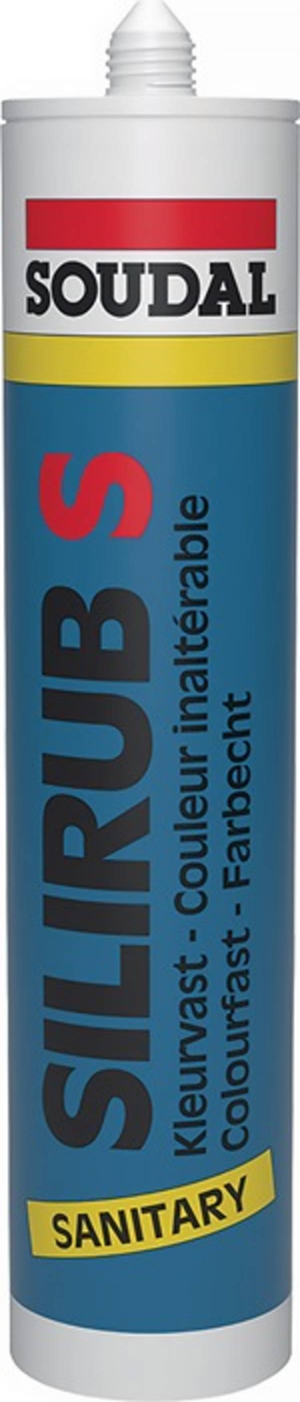 SOUDAL 101671 Sanitärsilikon Silirub S transparent 300 ml