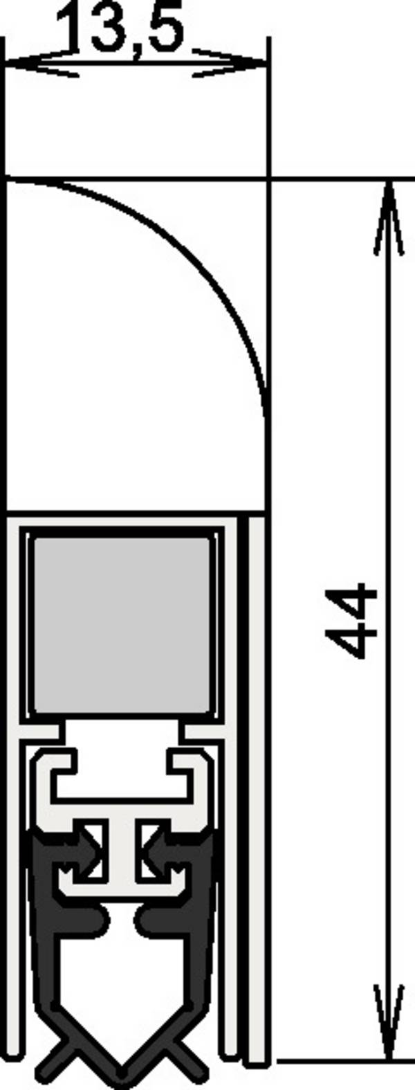 Türdichtung Wind-Ex 1-311 1-s.L.1110mm HLT ATHMER