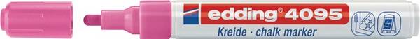 Edding Vertrieb GmbH Kreidemarker 4095 neonrosa Strich-B.2-3mm Rundspitze EDDING 4-4095069