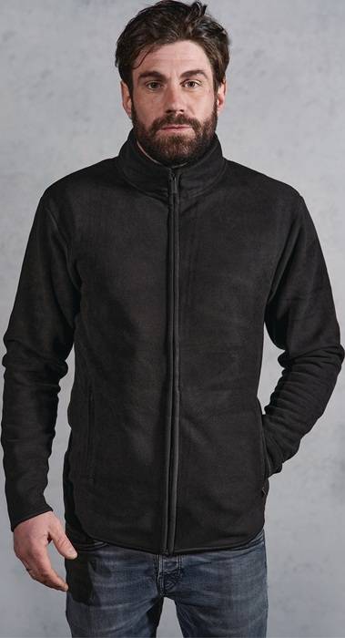 Men?s Double Fleece Jacket Gr.M black PROMODORO-0