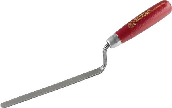 Dänische Fugenkelle L.310mm B.10mm kon.geschl.Kohlenstoffstahl C75 SCHWAN