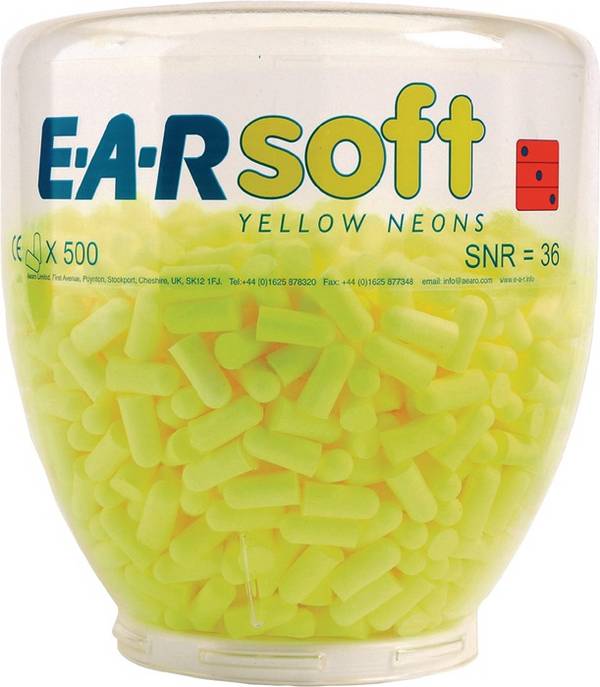 Gehörschutzstöpsel E-A-RSoft? Yellow Neons? Refill SNR 36 dB 500 PA/Dispenser
