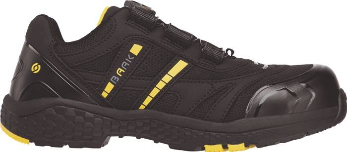 Sicherheitshalbschuh Admiral John Gr.45 schwarz/gelb S1PS FO HRO LG SC SR ESD-0