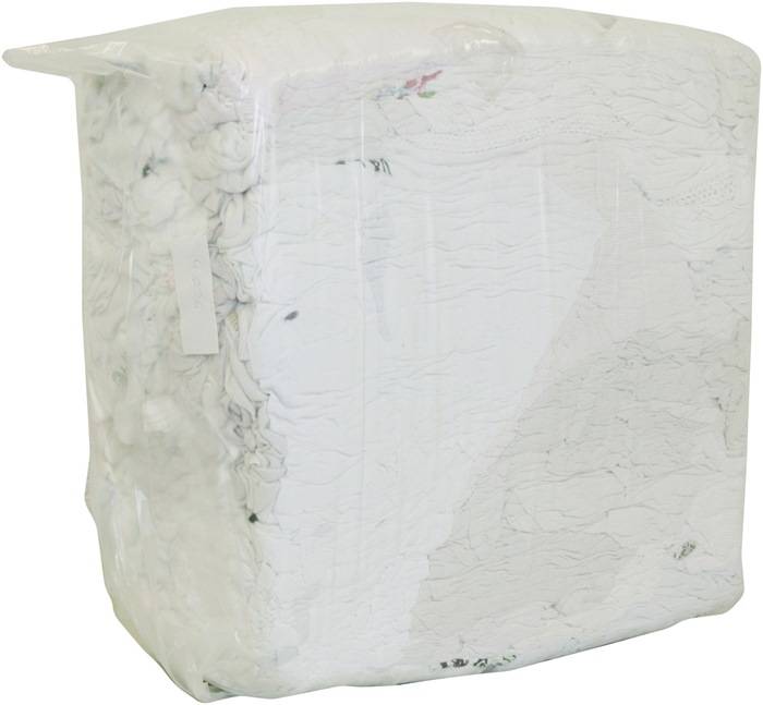 Trikotputzlappen WT II Baumwolle überwiegend weiß 10kg ELOS-0