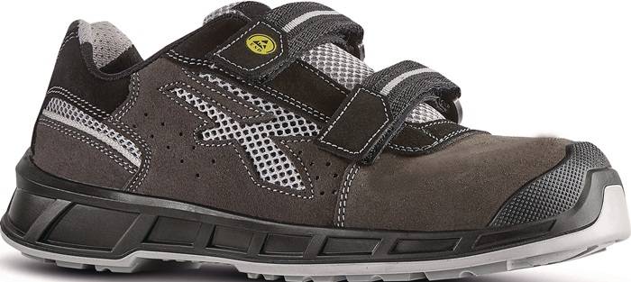 Sicherheitssandale Prince Gr.40 W.11 grau-grau Leder m.Mesh-Einsätzen-0