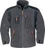 Fleecejacke Gr.XL dunkelgrau/schwarz/orange TERRATREND