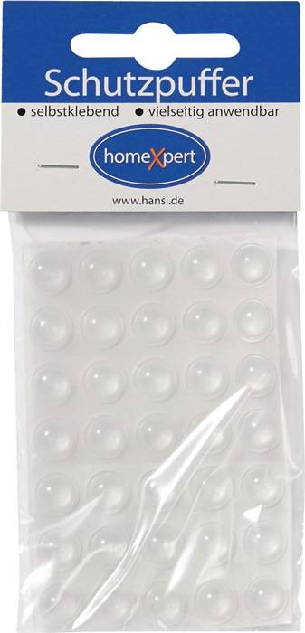 Schutzpuffer 10 mm Kunststoff transparent Linse selbstklebend-0