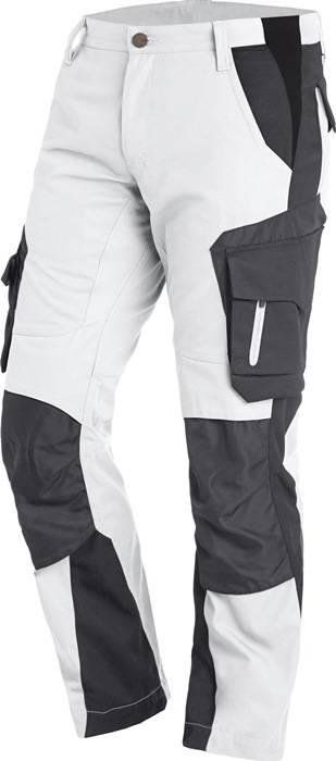 Arbeitshose FLORIAN Gr.46 weiß/anthrazit FHB