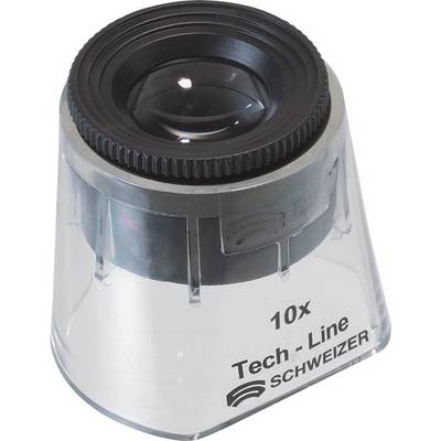 Standlupe Tech-Line Vergr. 10x Fix Linsen-D.30mm Schweizer-0