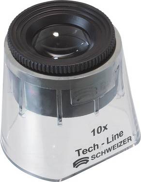 Standlupe Tech-Line Vergr. 10x Vario Linsen-D.22,8mm Schweizer