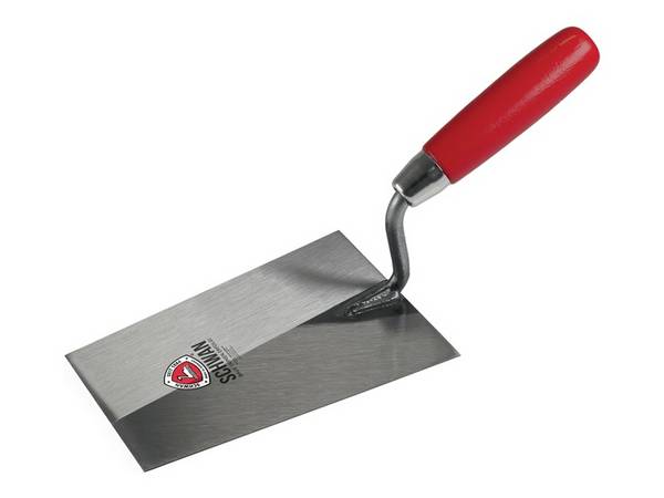 Tiroler Maurerkelle L.295mm B.115mm Holzheft,S-Hals rostfr.Stahl SCHWAN