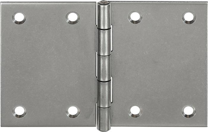 Scharnier 1.4301 10504 H.50mm B.75mm S.1,2mm VA gerollt,breit VORMANN-0