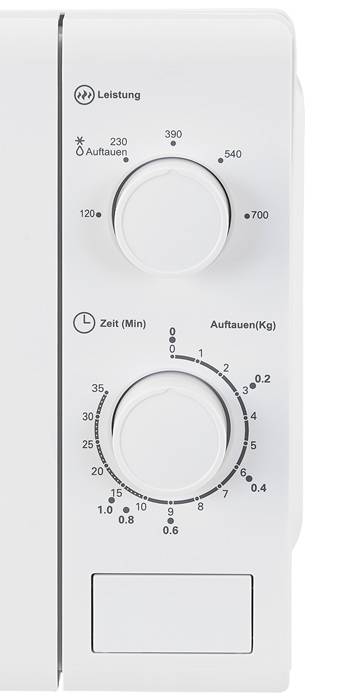 Mikrowelle MW 900-030 700 W weiss 20 l,freistehend-2