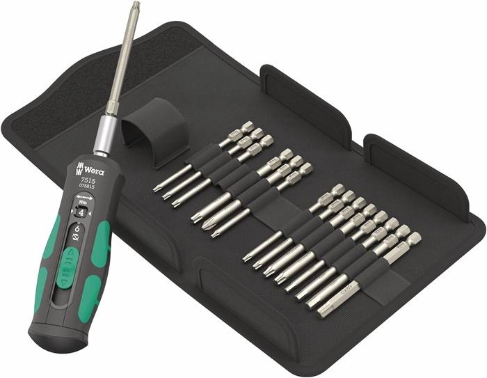 Drehmomentschraubendrehersatz 7515/16 16-tlg.2,3,4,5,6 Nm-0