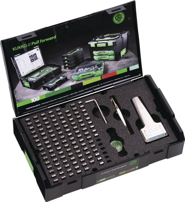 Schlagzahlen-/Schlagbuchstabensatz 333 115-tlg.m.Typenhalter 3mm KUKKO-0
