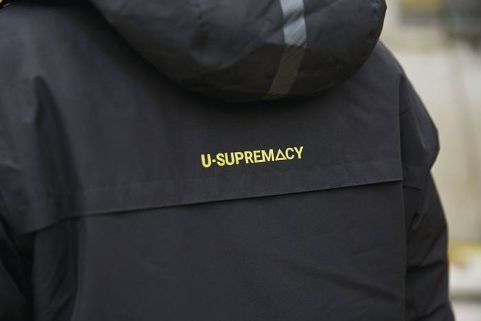 Jacke U-SUPREMACY WINK Gr.L Black Carbon U.POWER-2