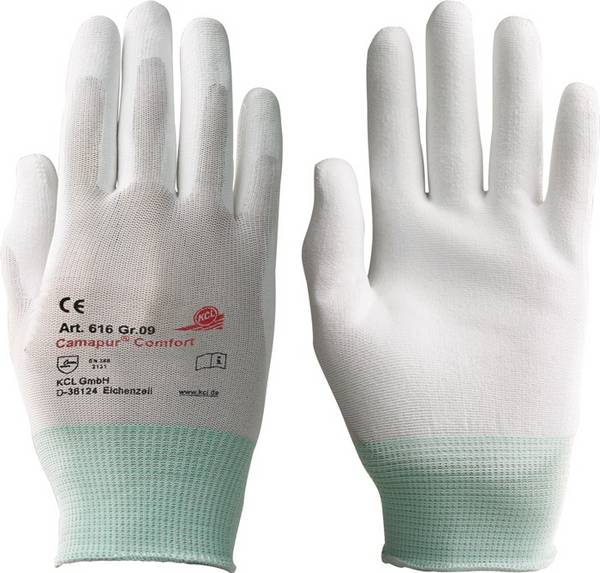 Handschuhe Camapur Comfort 616 Gr.6 weiß EN 388 PSA II 10 PA