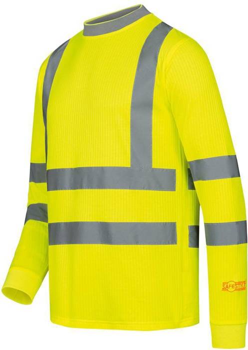 Warnschutz-Langarm-T-Shirt OLEAS Gr.L gelb SAFESTYLE-2