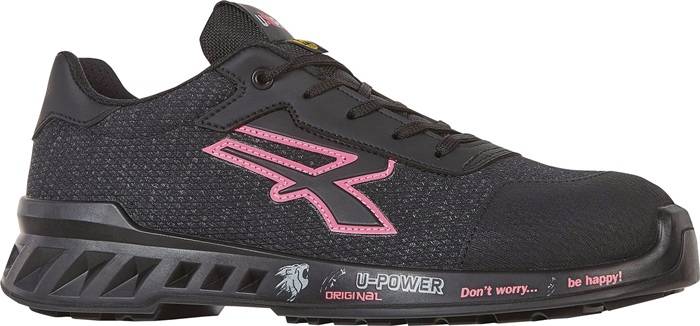 Damensicherheitsschuh MICHELLE Gr.38 W.11 schwarz/rosa S1PS FO SR ESD