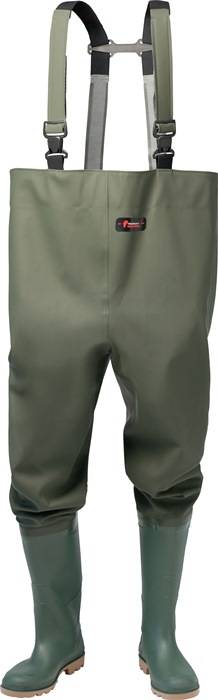 Wathose Gr.40 olivgrün PVC auf Polyester-Trägergewebe-0