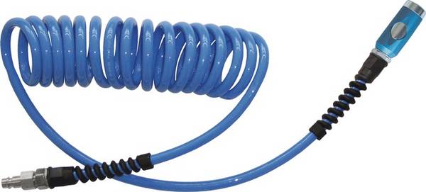 Spiralschlauchset ID 8mm AD 12mm L.10m Sicherheitskuppl.DN 7,4 EWO