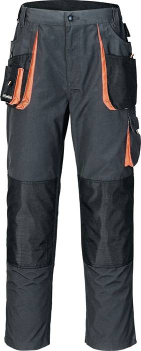 Herrenhose Gr.50 dunkelgrau/schwarz/orange TERRATREND