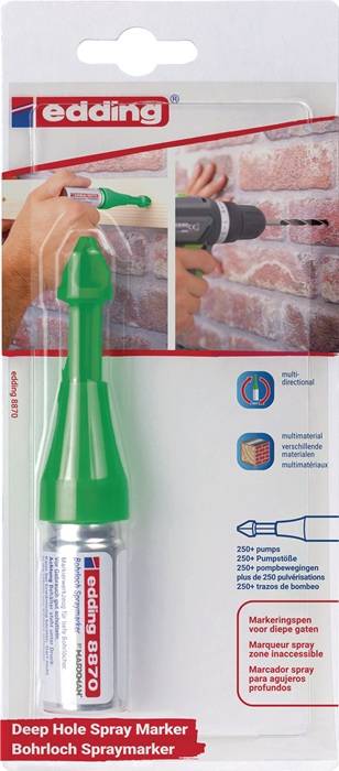 Edding Vertrieb GmbH Bohrloch-Spraymarker 8870 neongrün Düse EDDING 4-8870-1-1064-2