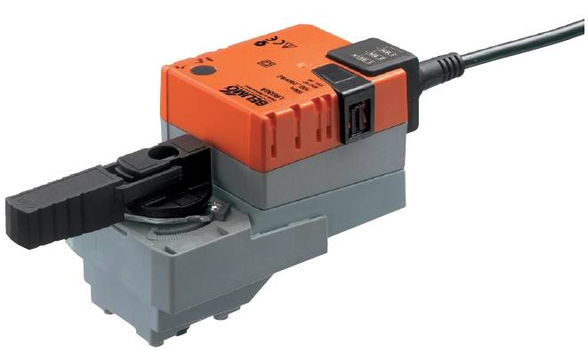 Antrieb f. Kugelhahn AC/DC 24V | LR24A | 5Nm, Auf-Zu o. 3-Pkt., 90 s, IP54-0