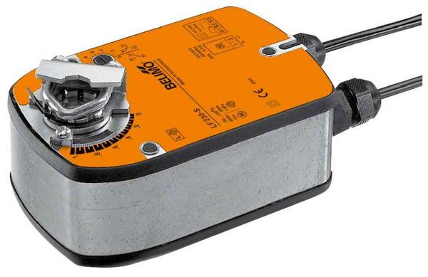 Klappenantrieb AC 230V, HS | LF230-S | 4Nm, Auf-Zu, 40...75 s,IP54, Notstellf.