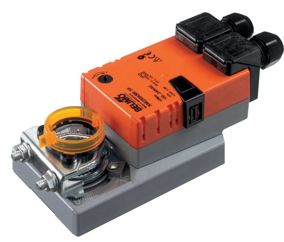 Klappenantrieb AC/DC 24V | NM24A-SR-TP | 10Nm, stetig, 150 s, IP54, Klemmen-0