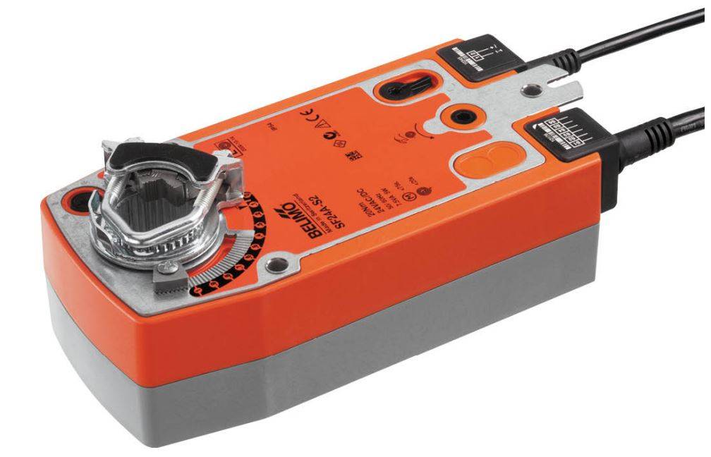 Klappenantrieb AC/DC 24 V, 20Nm | SF24A-S2 | Auf-Zu,75s,IP54,Notstellf.,Hilfsschalter-0