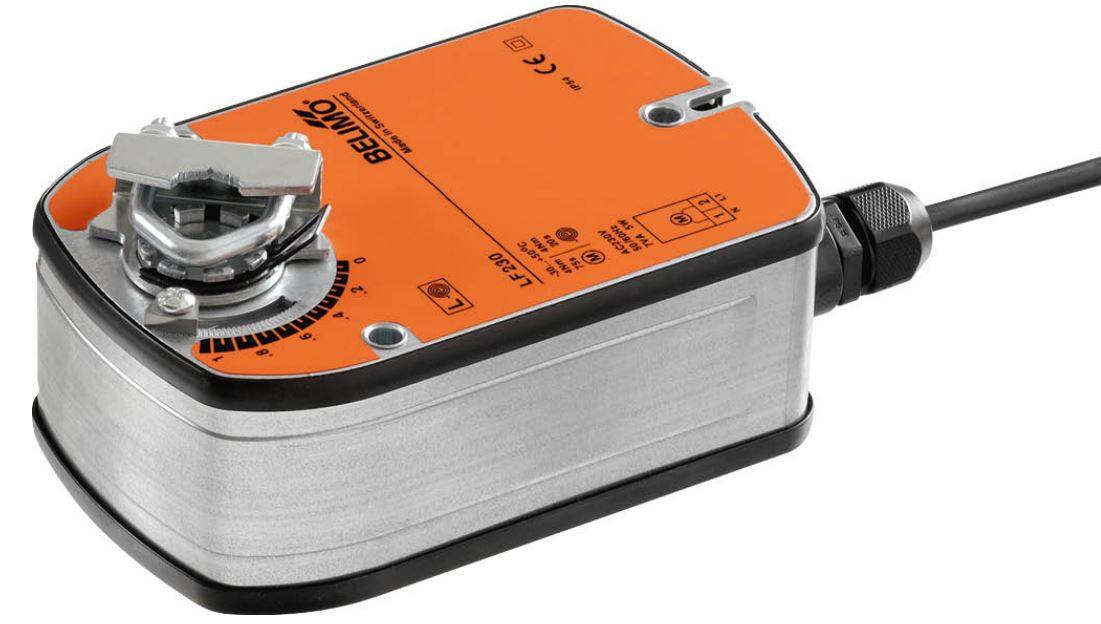 Klappenantrieb AC 230V | LF230 | 4Nm, Auf-Zu, 40...75 s,IP54, Notstellf.-0