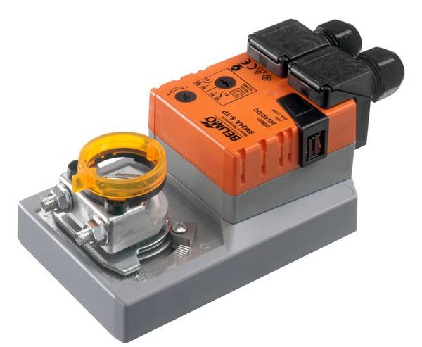 Klappenantrieb AC/DC 24V, HS | SM24A-S-TP | 20Nm,Auf-Zu o. 3-Pkt.,150 s,IP54,Klemme