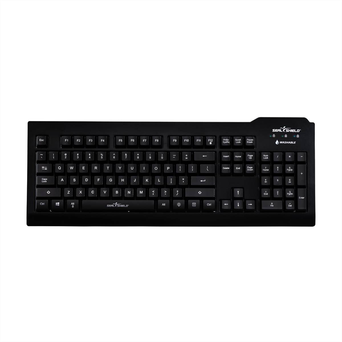SEAL SHIELD Silver Seal Tastatur USB black SSKSV208DE-0