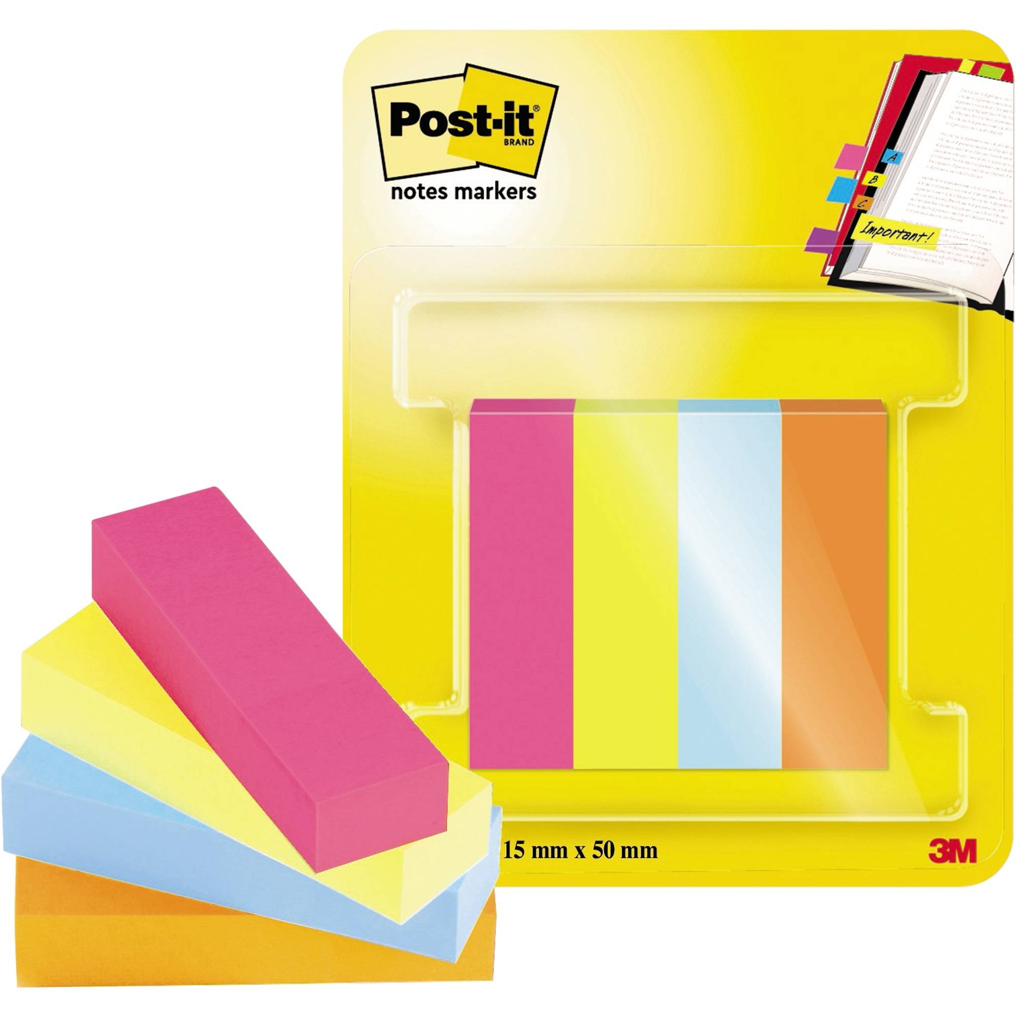 Haftstreifen Page Marker sortiert 4x50Bl./Pack.-0